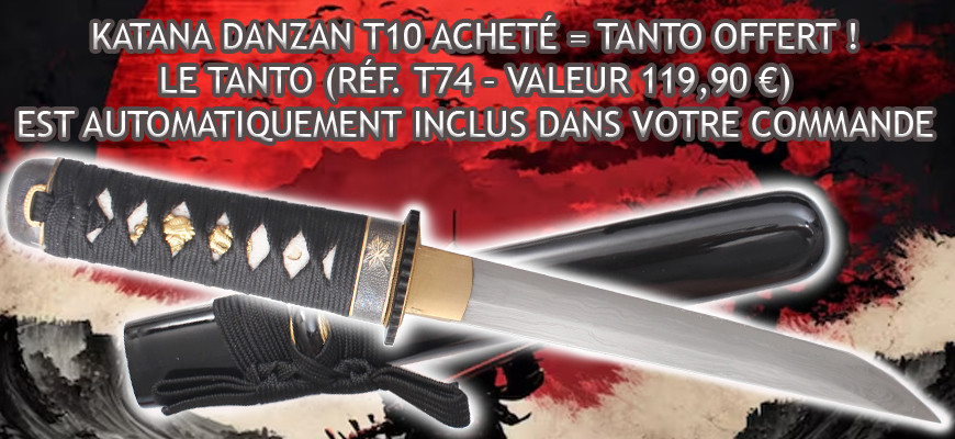Promotion Danzan Katana - Tanto Offert!